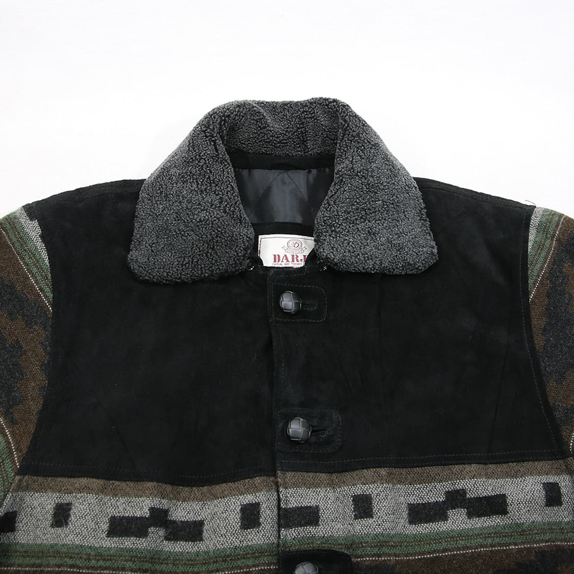 (착용컷) DARJE 스웨이드 패턴 자켓 (남성용 105) 상품이미지4