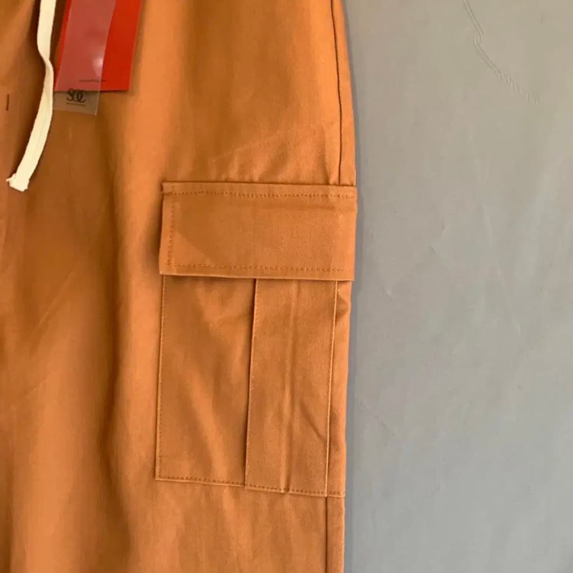 새상품 FREE 선데이오프클럽 c커브 밴딩 카고 배기 팬츠 상품이미지4