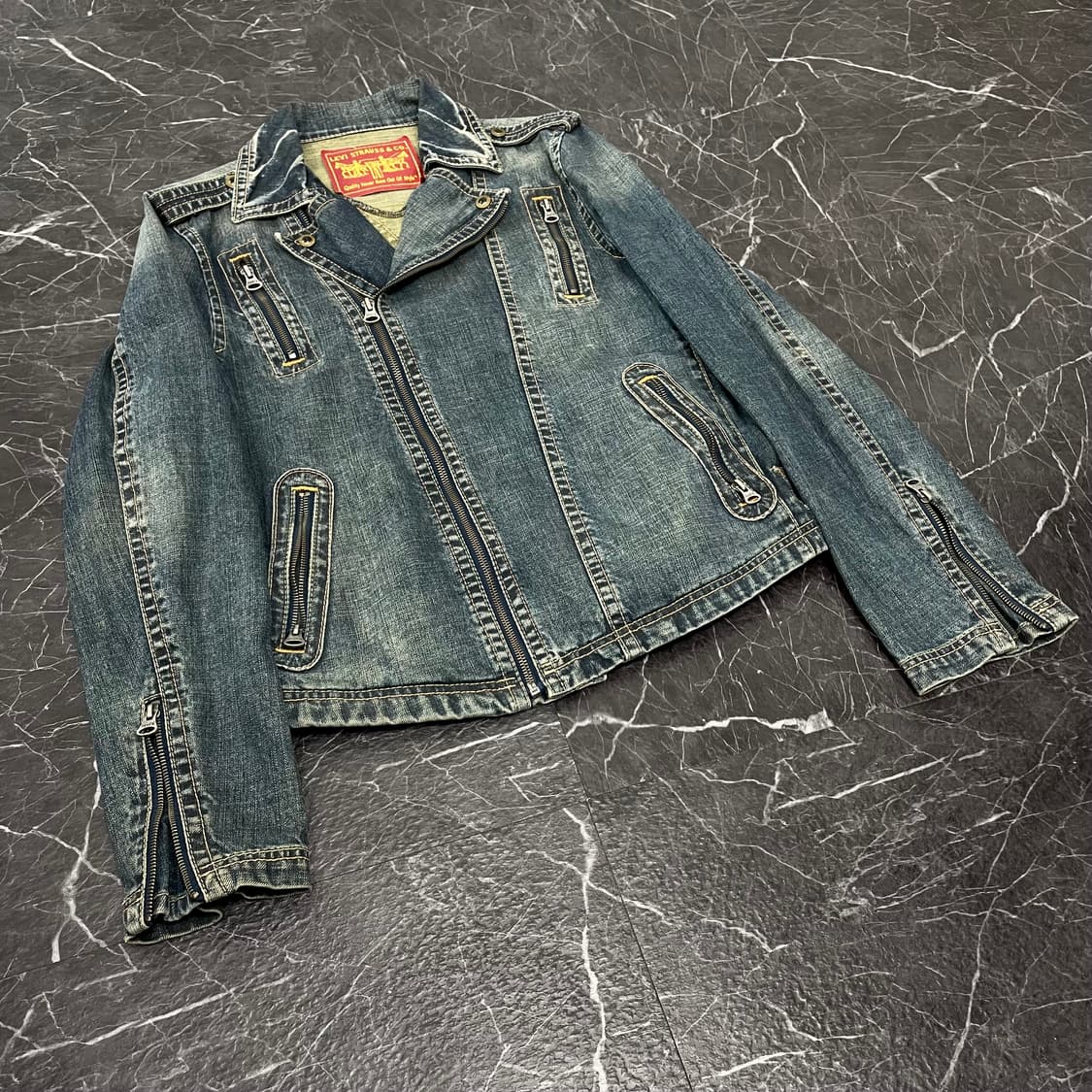 L 리바이스 데님 라이더 자켓 상품이미지4