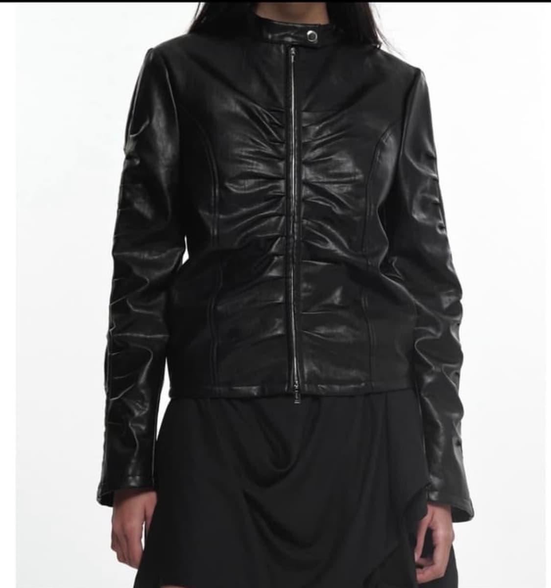 나체 셔링 레더자켓 상품이미지1