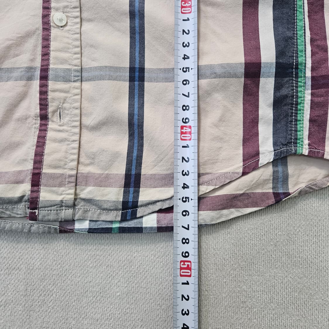 130 빈폴 키즈 체크 셔츠 (단추없음)0402Y 상품이미지9