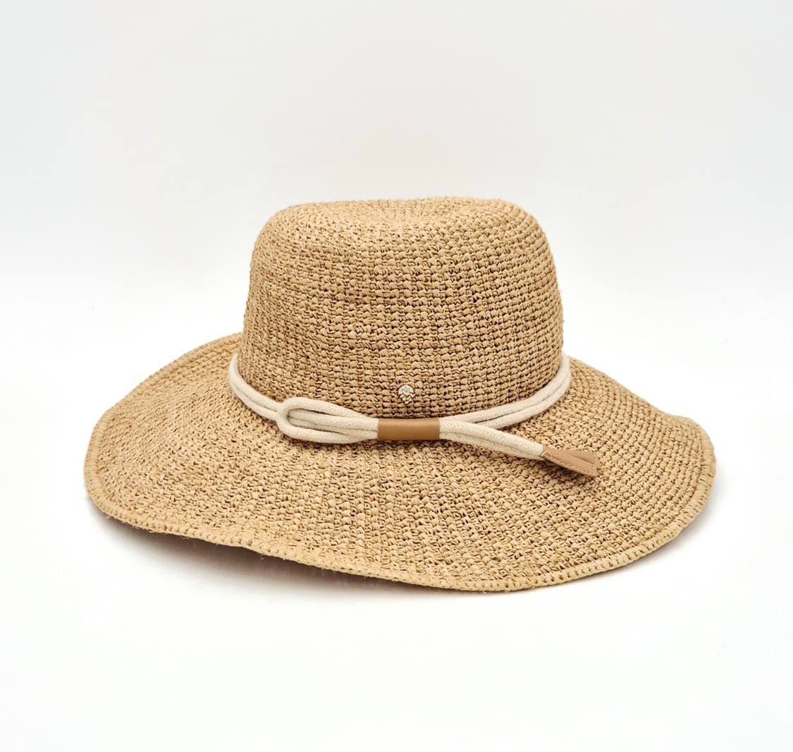헬렌카민스키 라피아 내추럴 브림햇 모자 상품이미지1