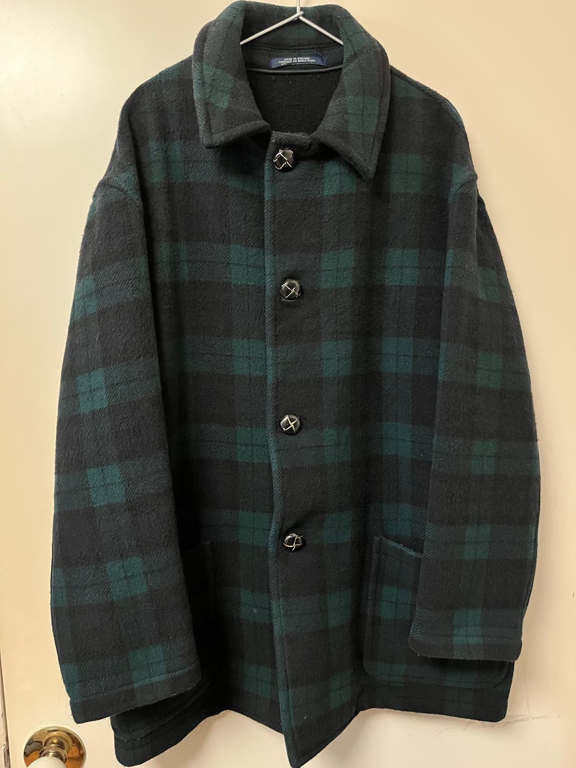 타미힐피거 블랙와치 코트 made in England 상품이미지1