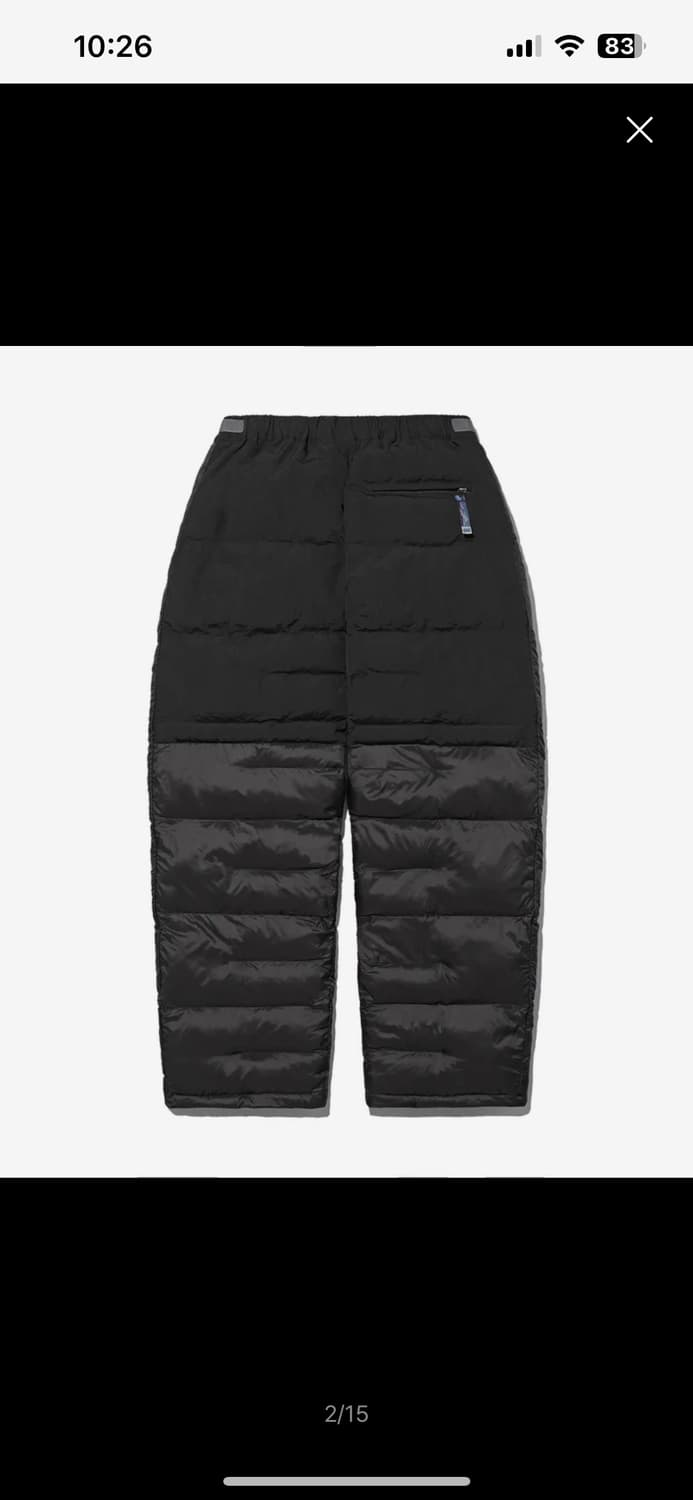 [L] 매든 패디드 팬츠 블랙 상품이미지2