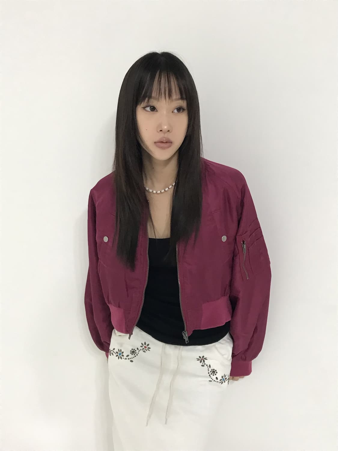 퍼플 항공자켓 상품이미지1