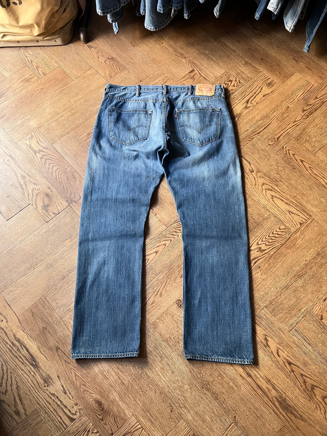 [38]리바이스 501 빈티지 워싱 스트레이트 데님 팬츠 상품이미지2