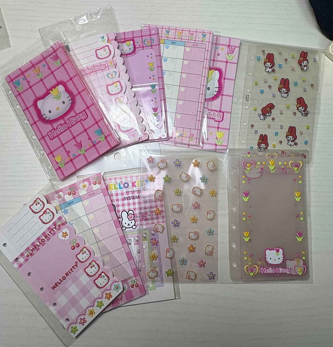 산리오 고전키티 6공 속지 다이어리 꽃키티 체리키티 마이멜로디 상품이미지1