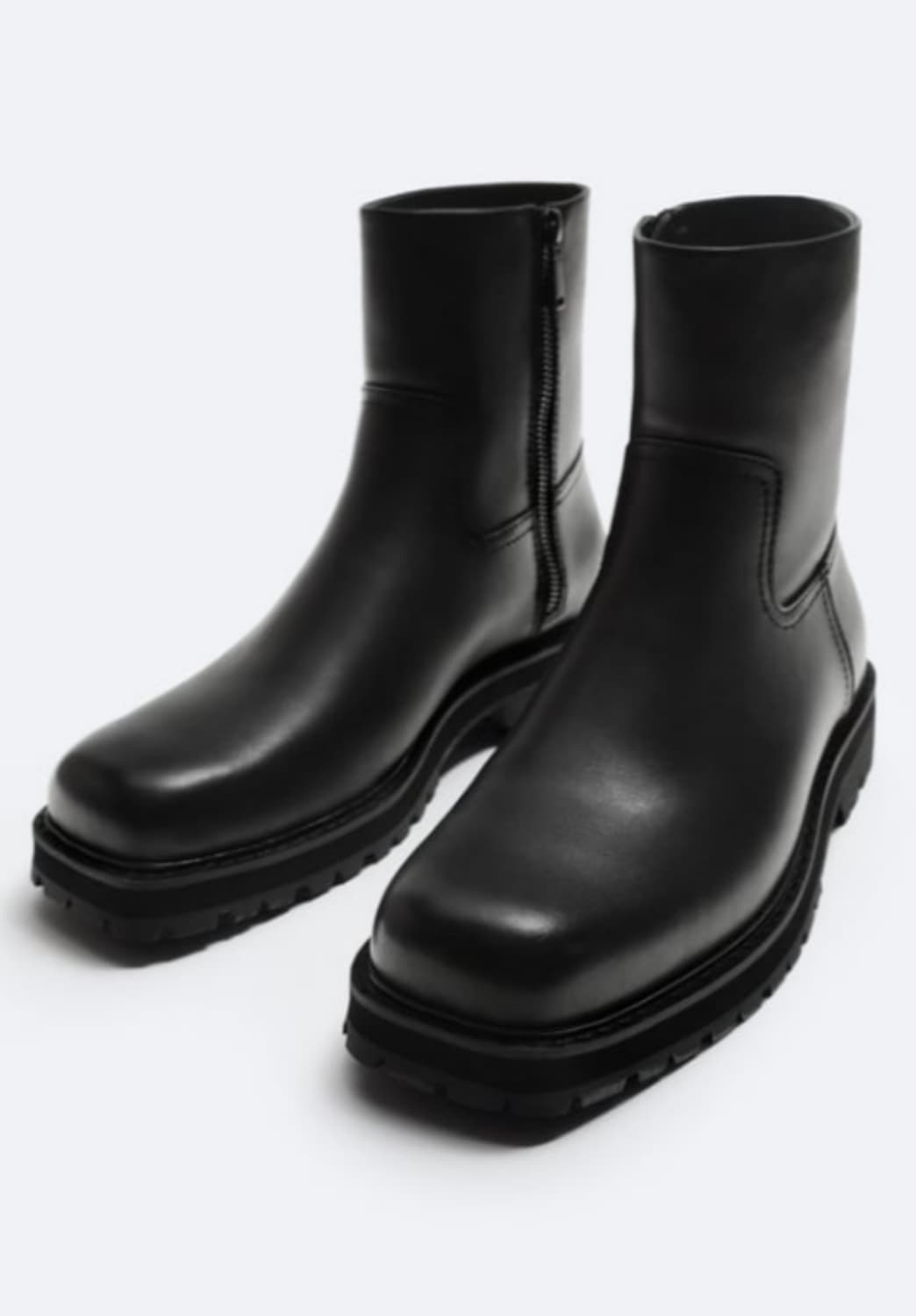 자라 x 스튜디오 니콜슨 레더 부츠 블랙 상품이미지7
