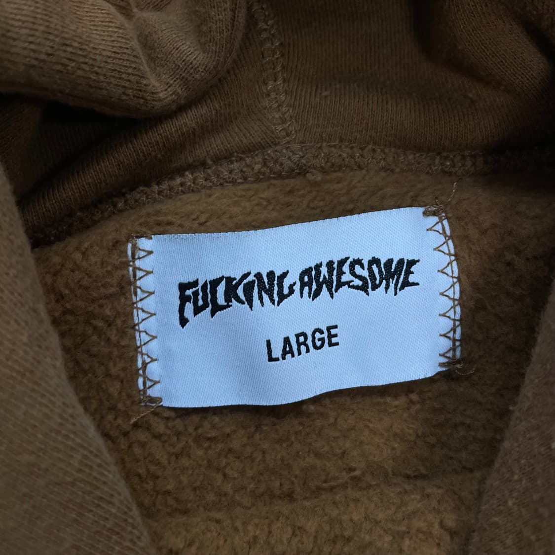 퍼킹어썸 인디아 보이 후드티 브라운 상품이미지5