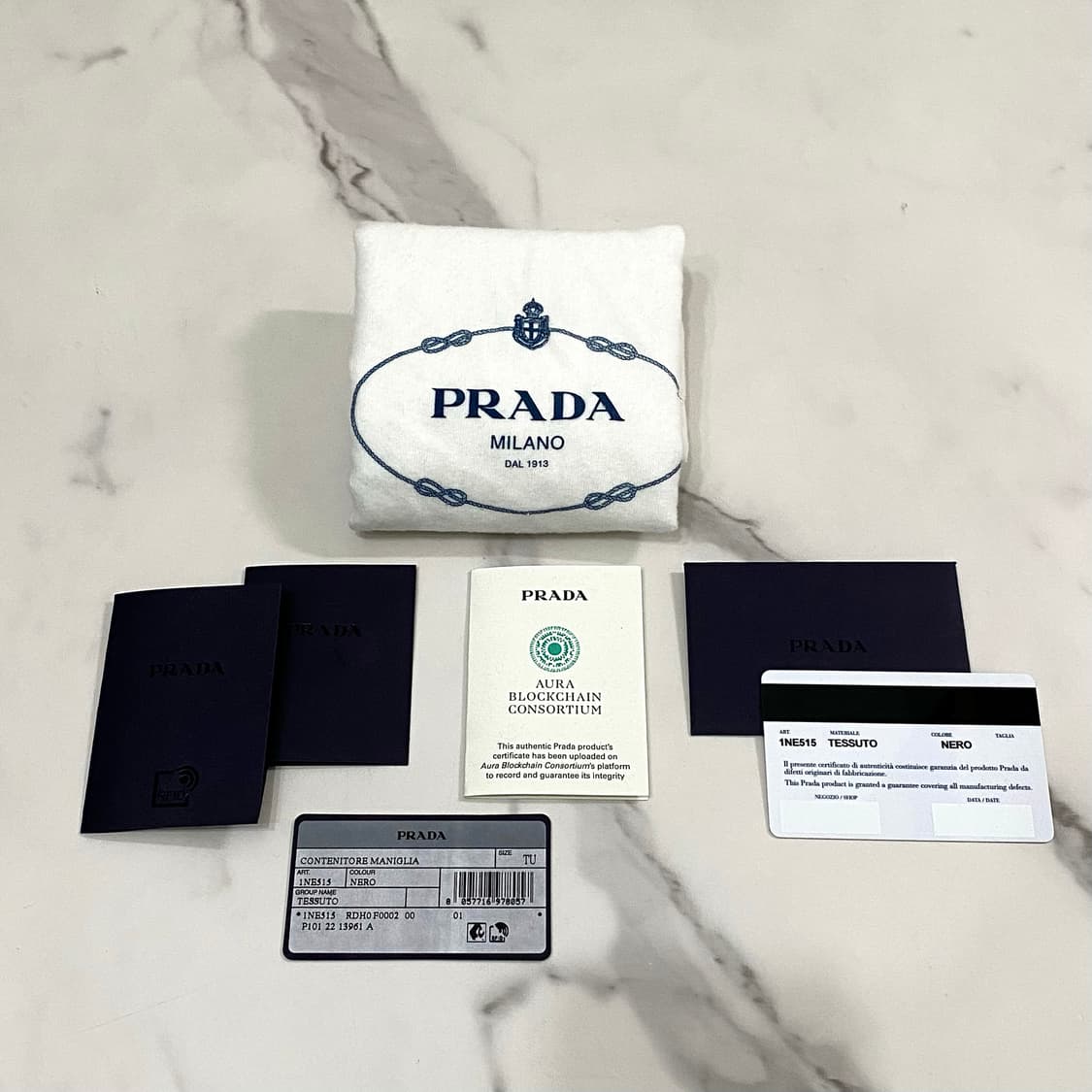 프라다 리에디션 2000 리나일론 테수토 숄더백 블랙 1NE515 상품이미지10