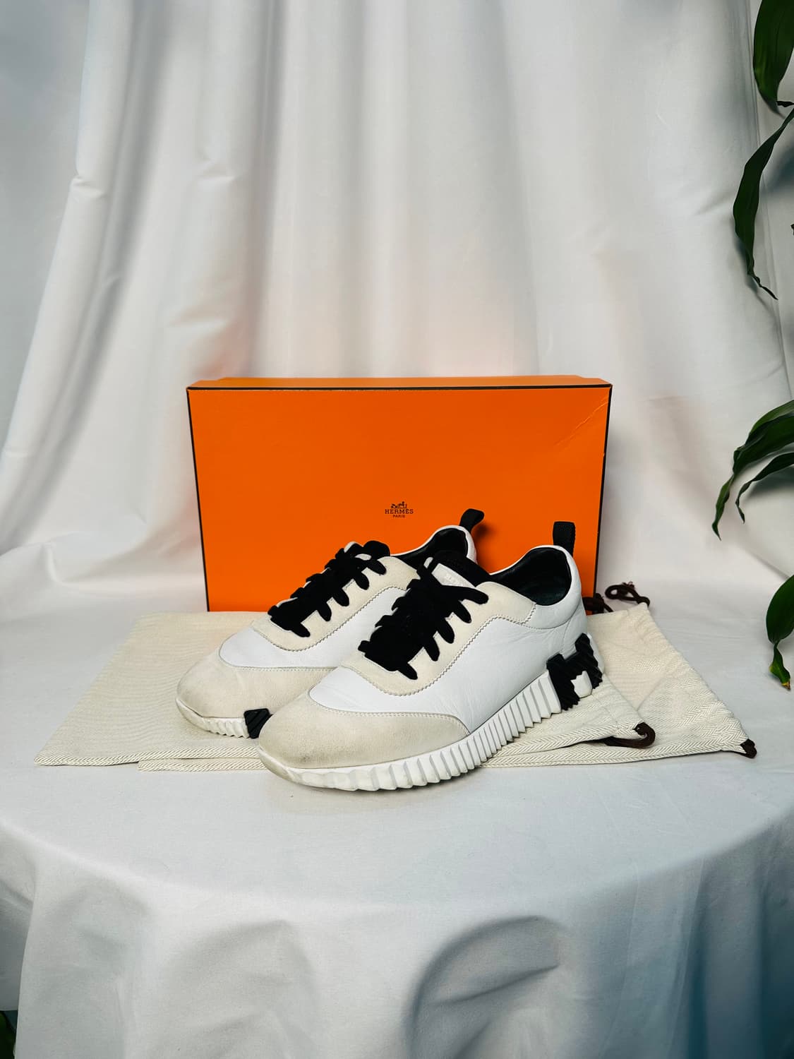 (41) 에르메스 바운싱 스니커즈 고트스킨 상품이미지2