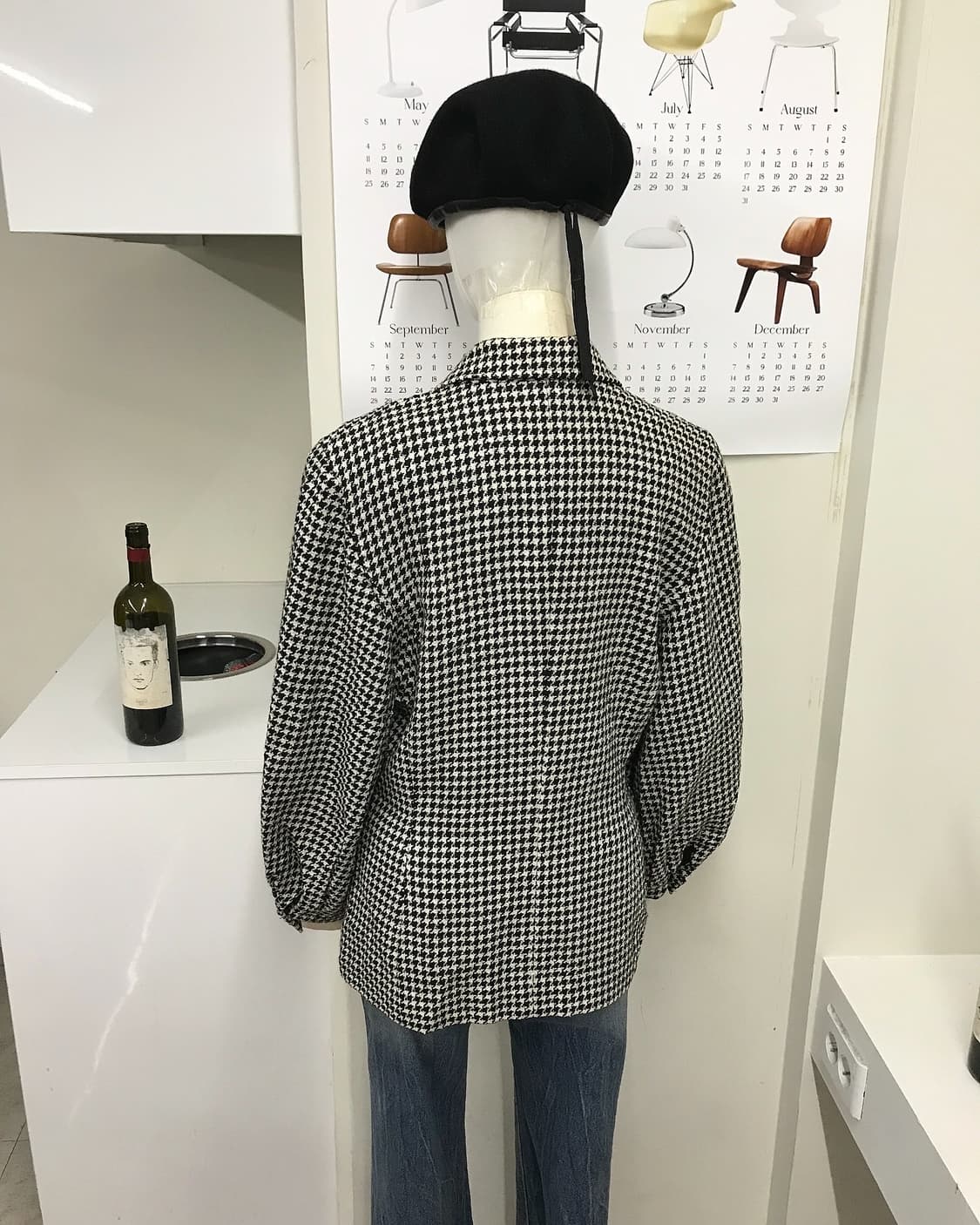 디올 하운드 체크 벌룬 블레이저 자켓 상품이미지9