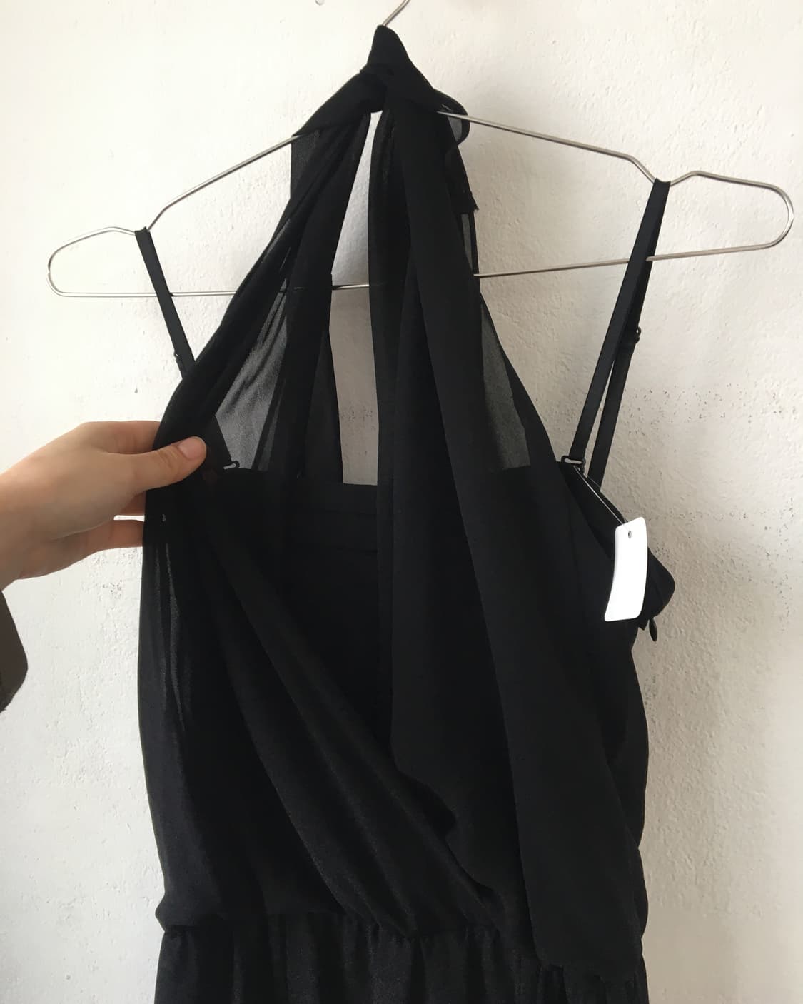 Drape holter neck point onepiece 상품이미지5