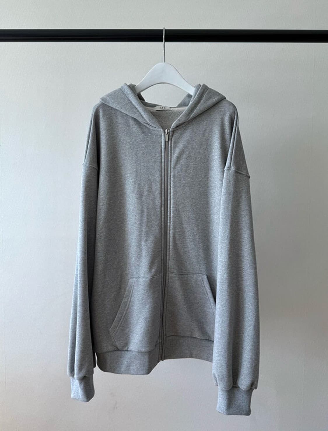 EST 이에스티 레이스 후드집업 그레이 상품이미지3