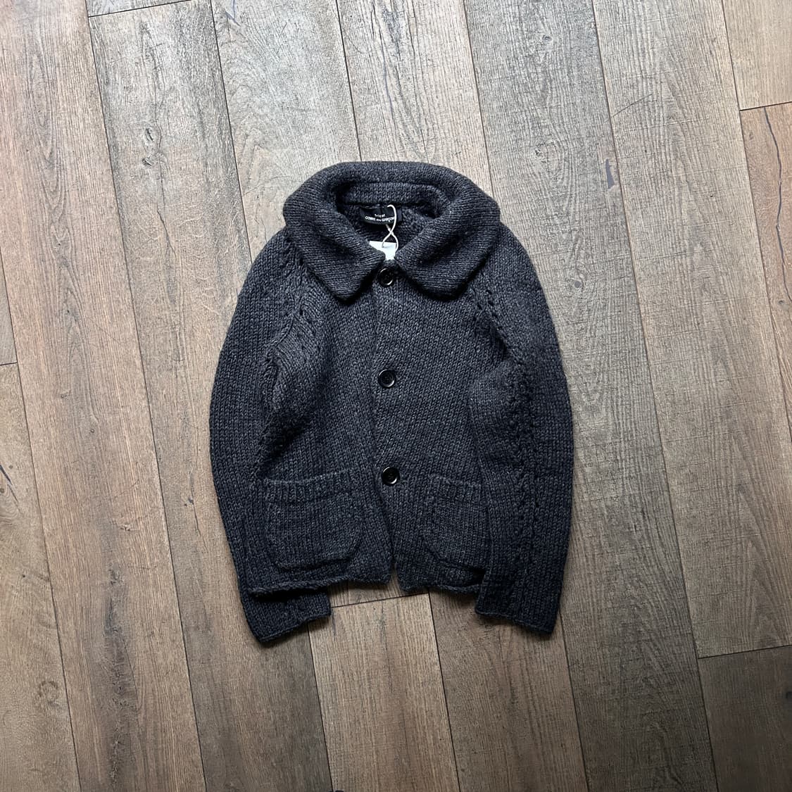 Bulky Crochet Knit Cardigan 상품이미지1