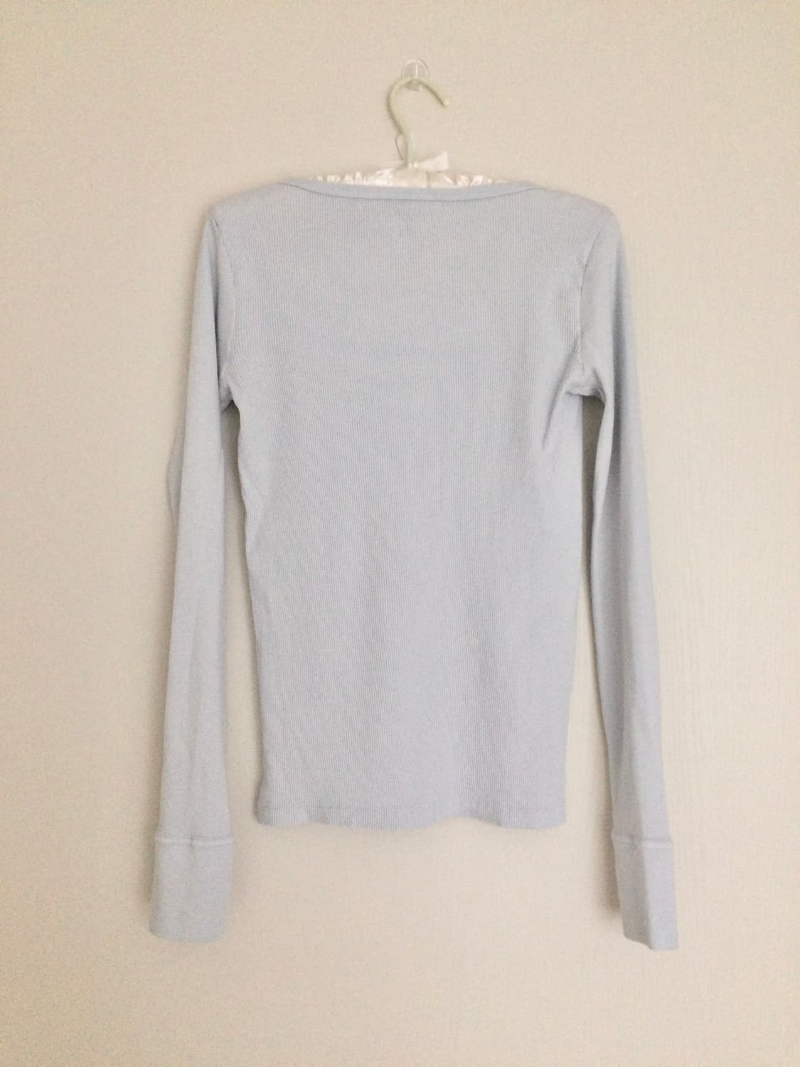 브랜디멜빌 젤리 리브드 탑 하늘색 베이비블루 상품이미지2