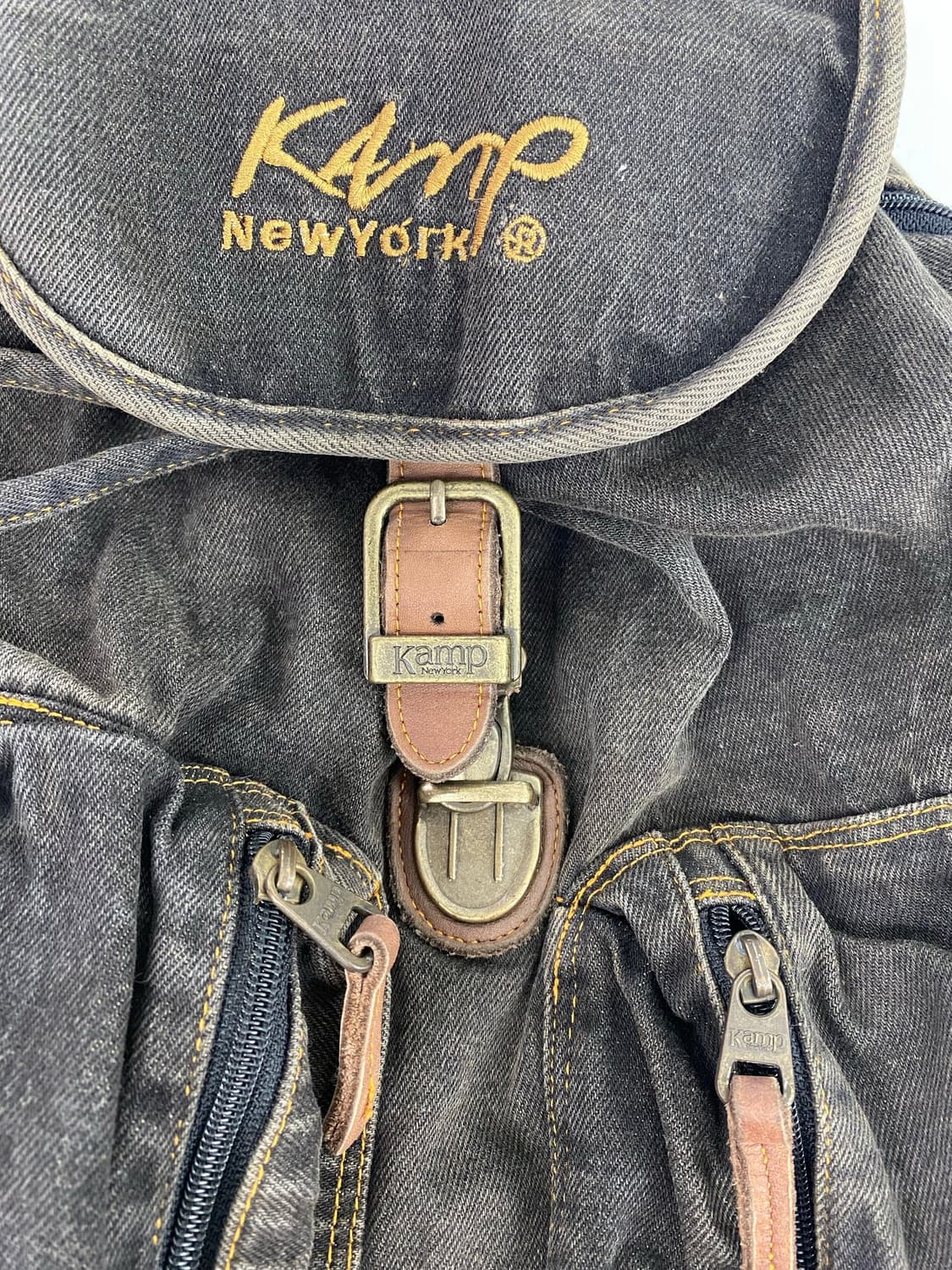 Kamp newyork 빈티지 데님 럭색 백팩 <120> 상품이미지7