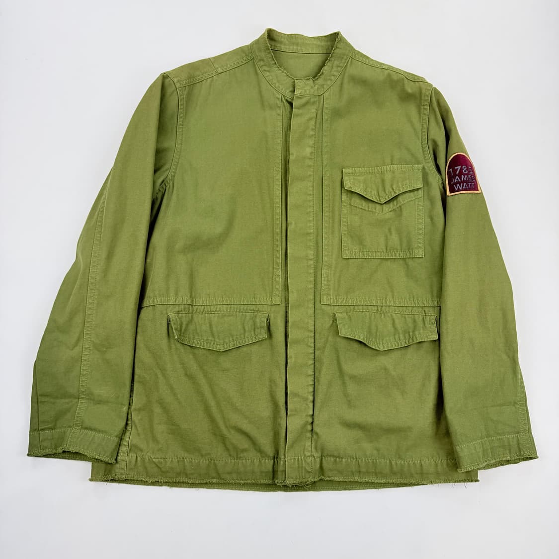 비이커 패치 디테일 필드자켓 상품이미지1