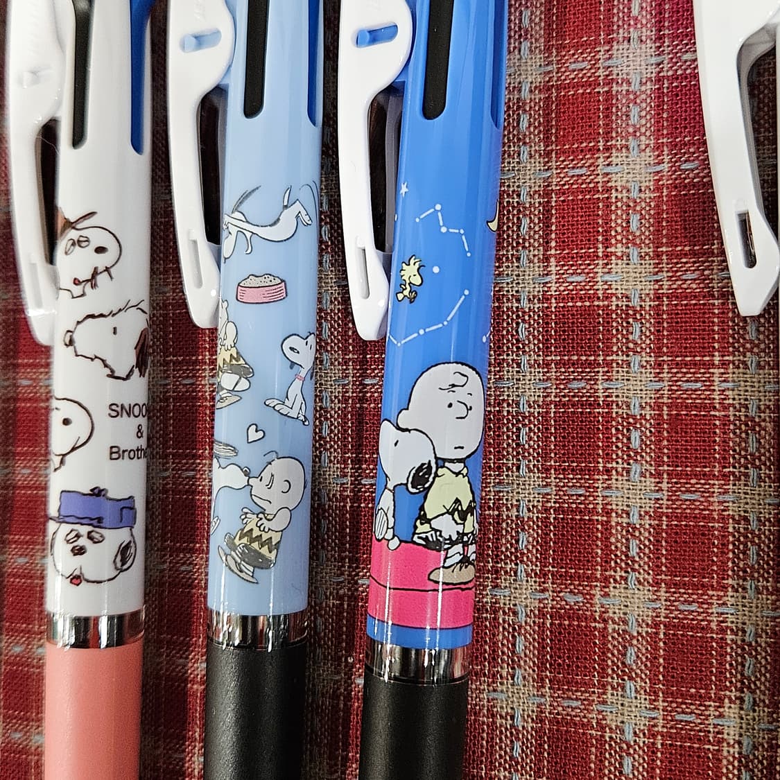 (일본정품)스누피 미피 보리스 제트스트림 3색볼펜 상품이미지5
