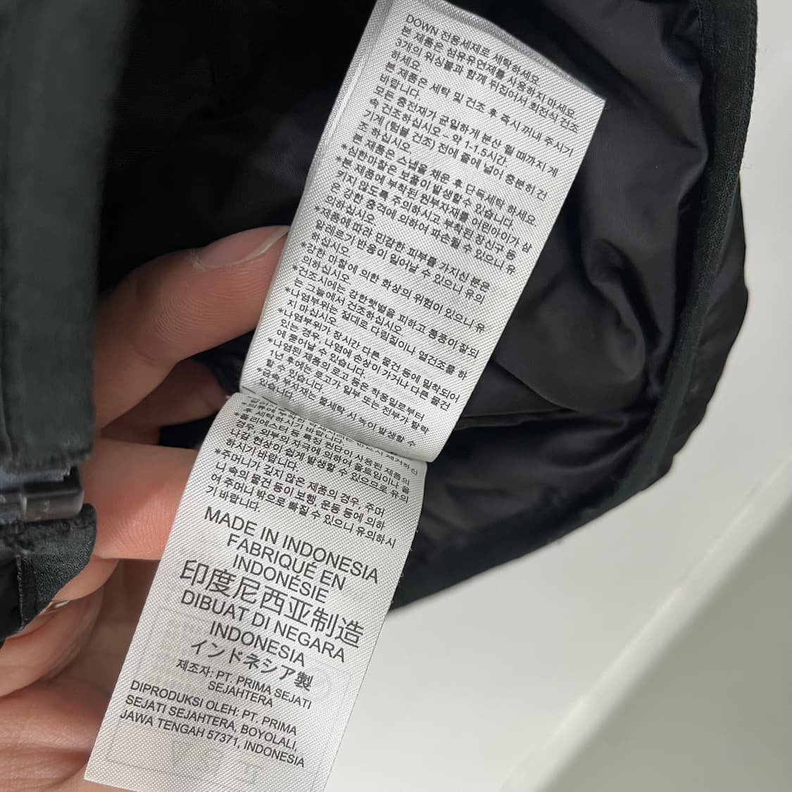 아디다스 3선 패딩 블랙 여/L 상품이미지6