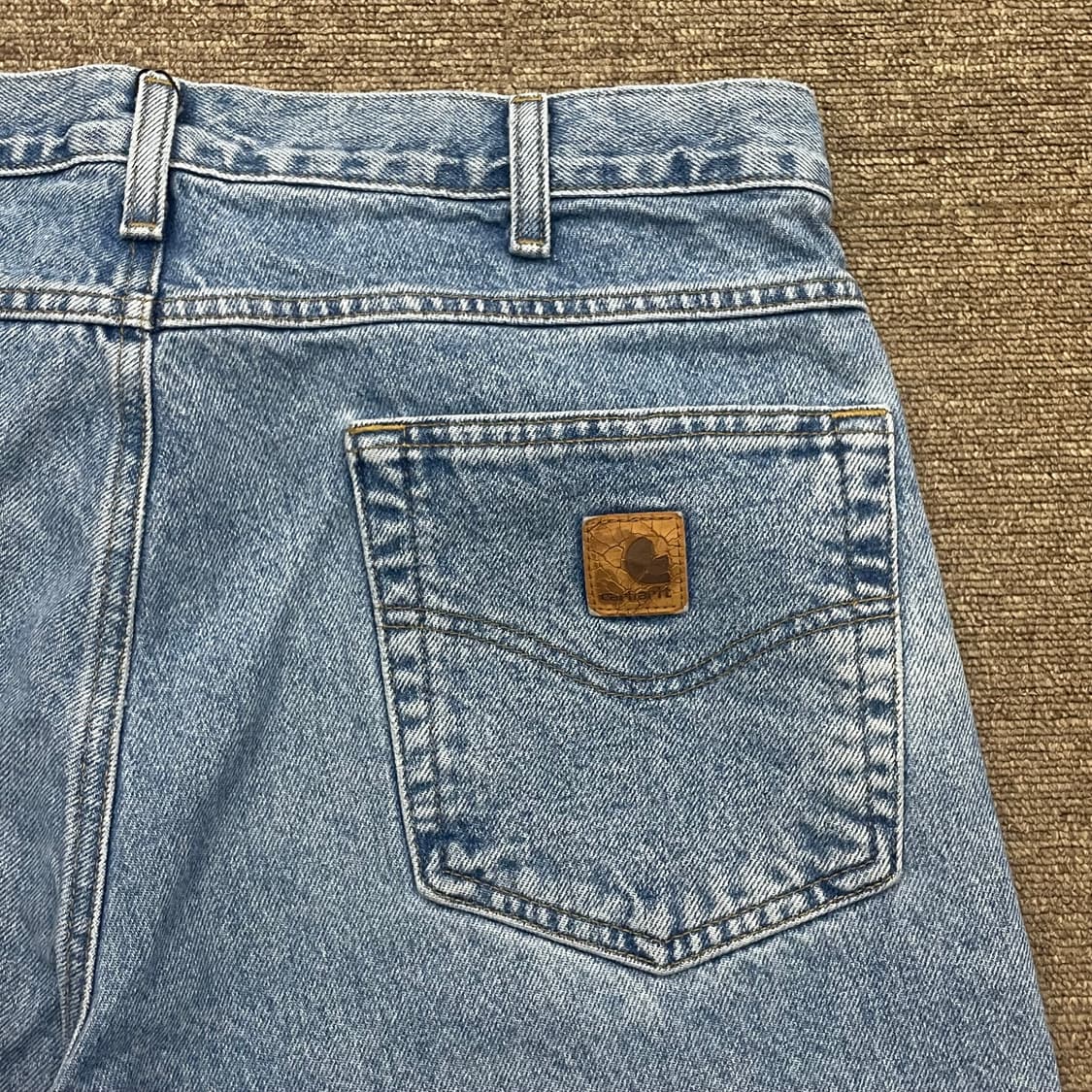 (33) Carhartt 칼하트 데님 쇼츠 반바지 상품이미지2