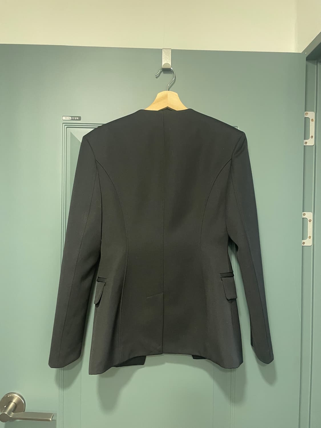 emkm 으음키임 라운드넥 오블리크 울 자켓 S 상품이미지8