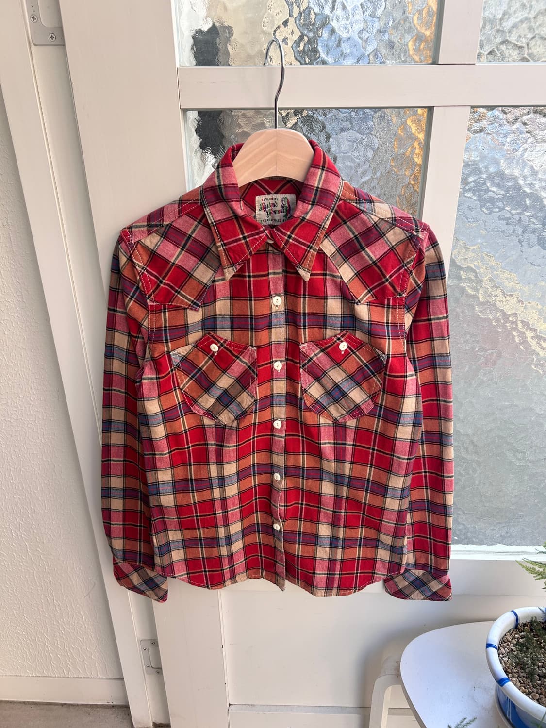 Hysteric Glamour check shirt 상품이미지2