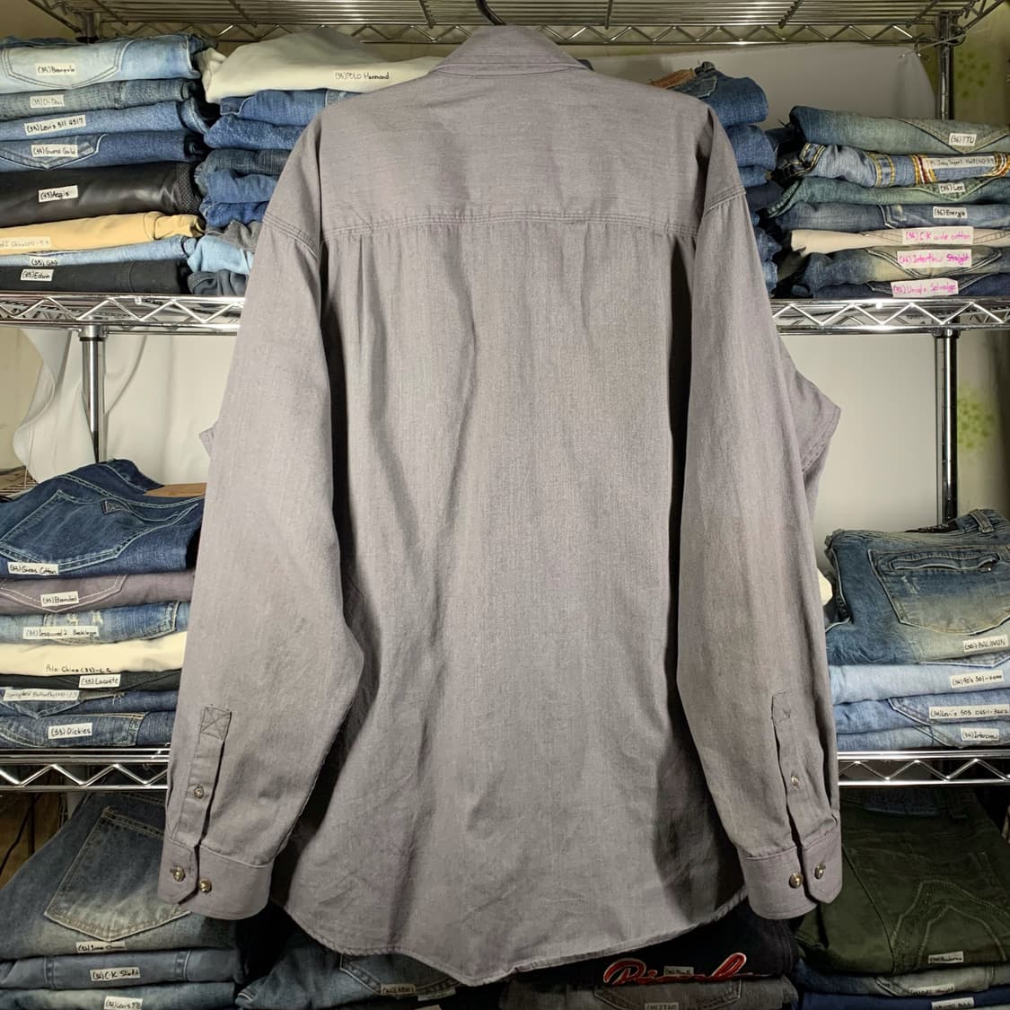 [L] 칼하트 FR 워크셔츠 그레이 상품이미지3