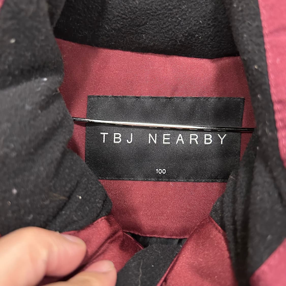 TBJ NEARBY 덕다운 너구리털 쉐르파 패딩 상품이미지3