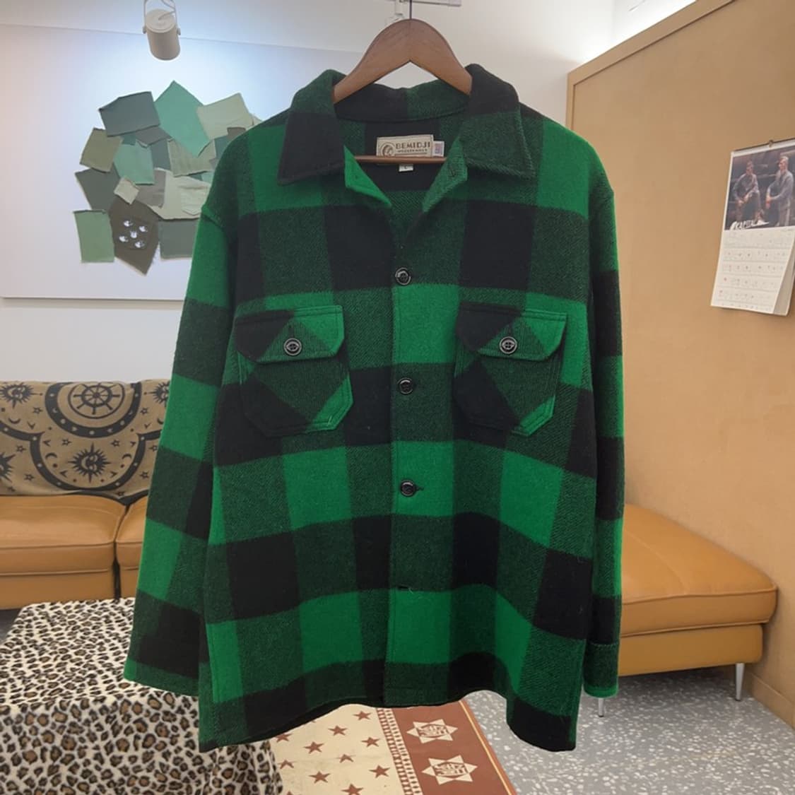 BEMIDJI WOOLEN MILLS 타탄 체크 자켓 L C08853 상품이미지3