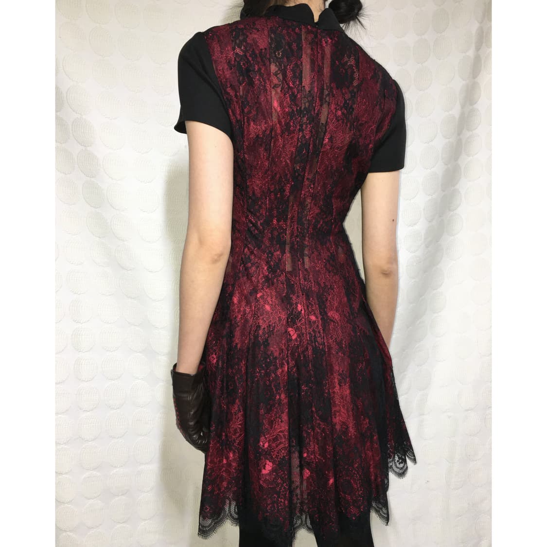 알렉산더 맥퀸 실크 레이스 원피스 상품이미지2