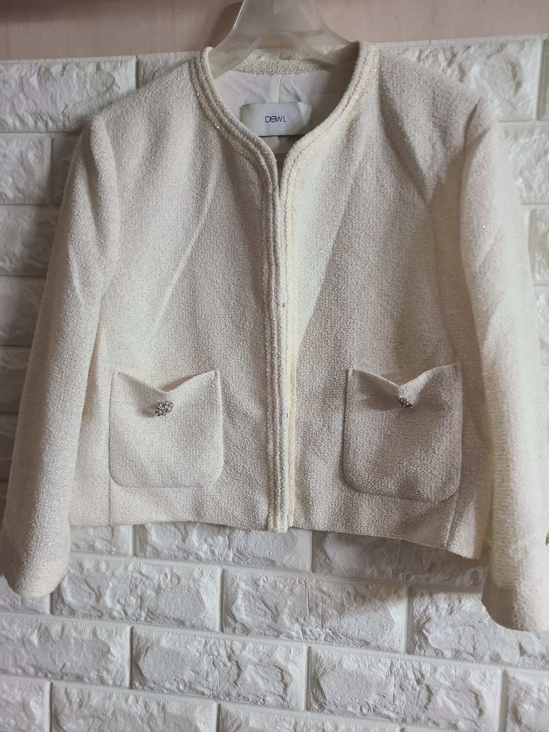 DEWL 아이보리 트위드 자켓(55) 상품이미지1