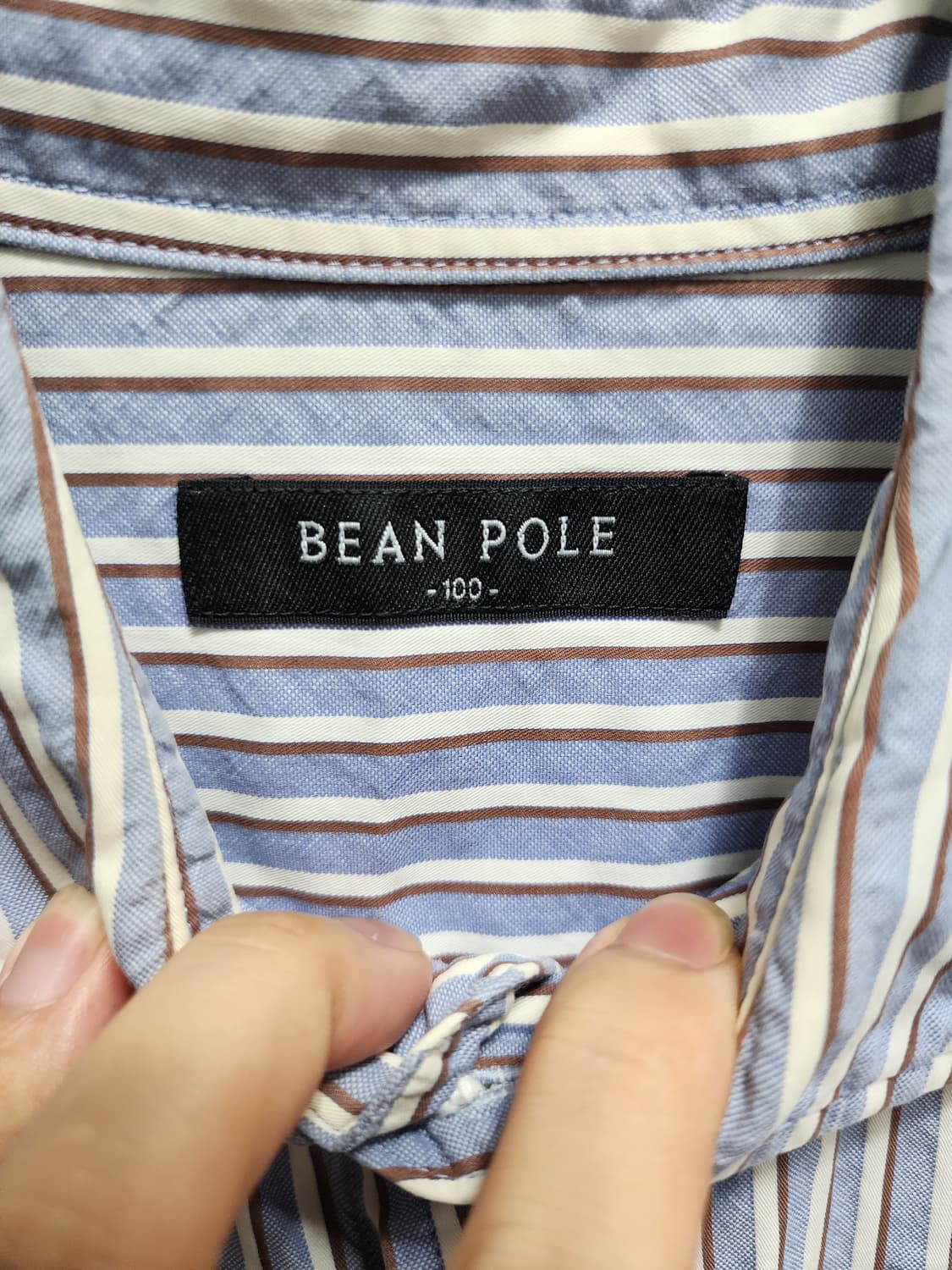 (100) 빈폴 블루 셔츠 상품이미지3