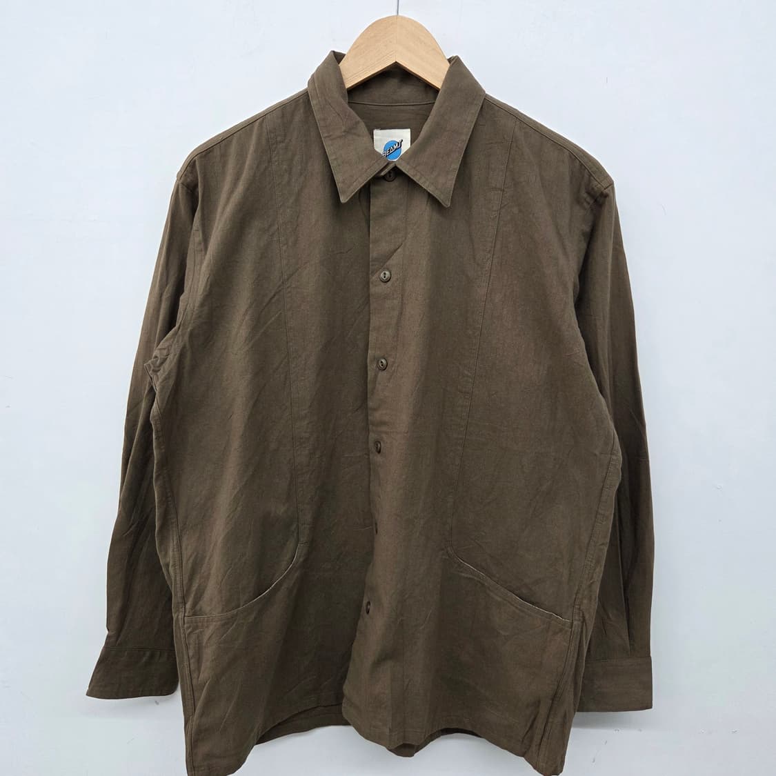 beams 빔즈 워크 셔츠 긴팔 남m 상품이미지2