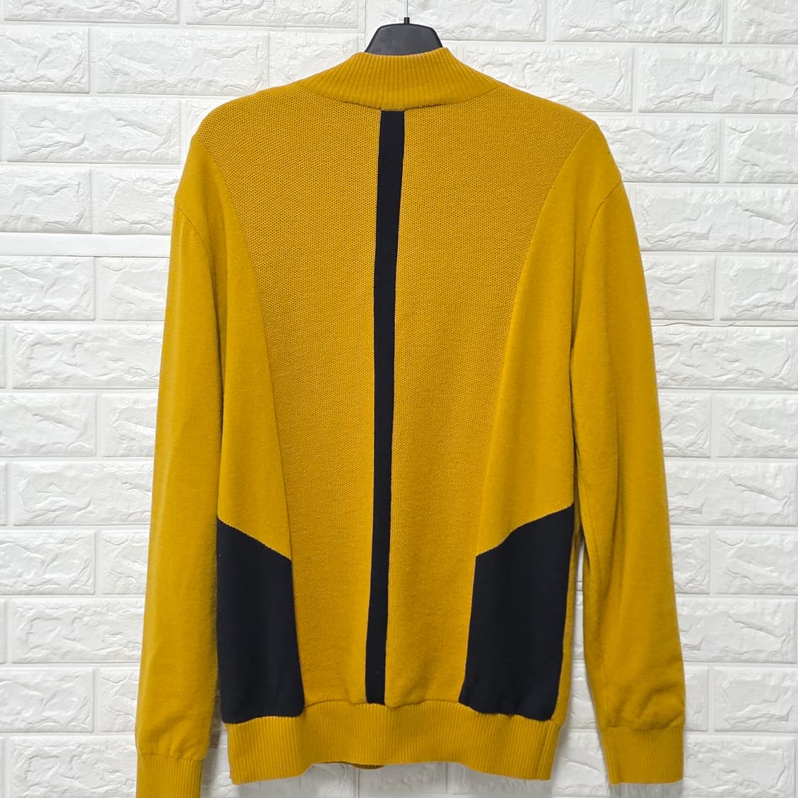 택포) 헤지스 골프 어드밴스 반집업 니트 105 상품이미지4