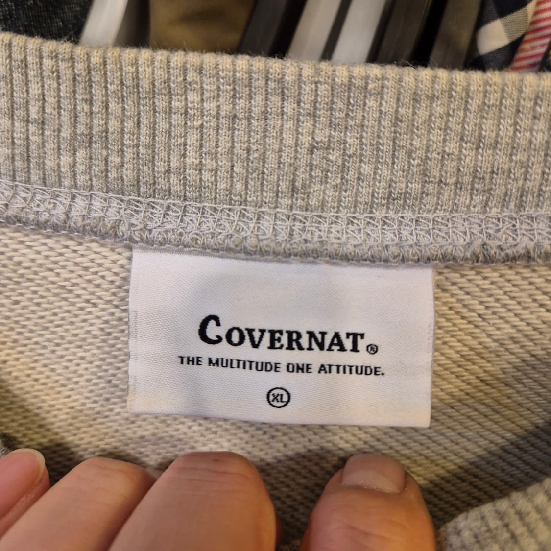 XL 커버낫 그레이 맨투맨  상품이미지3