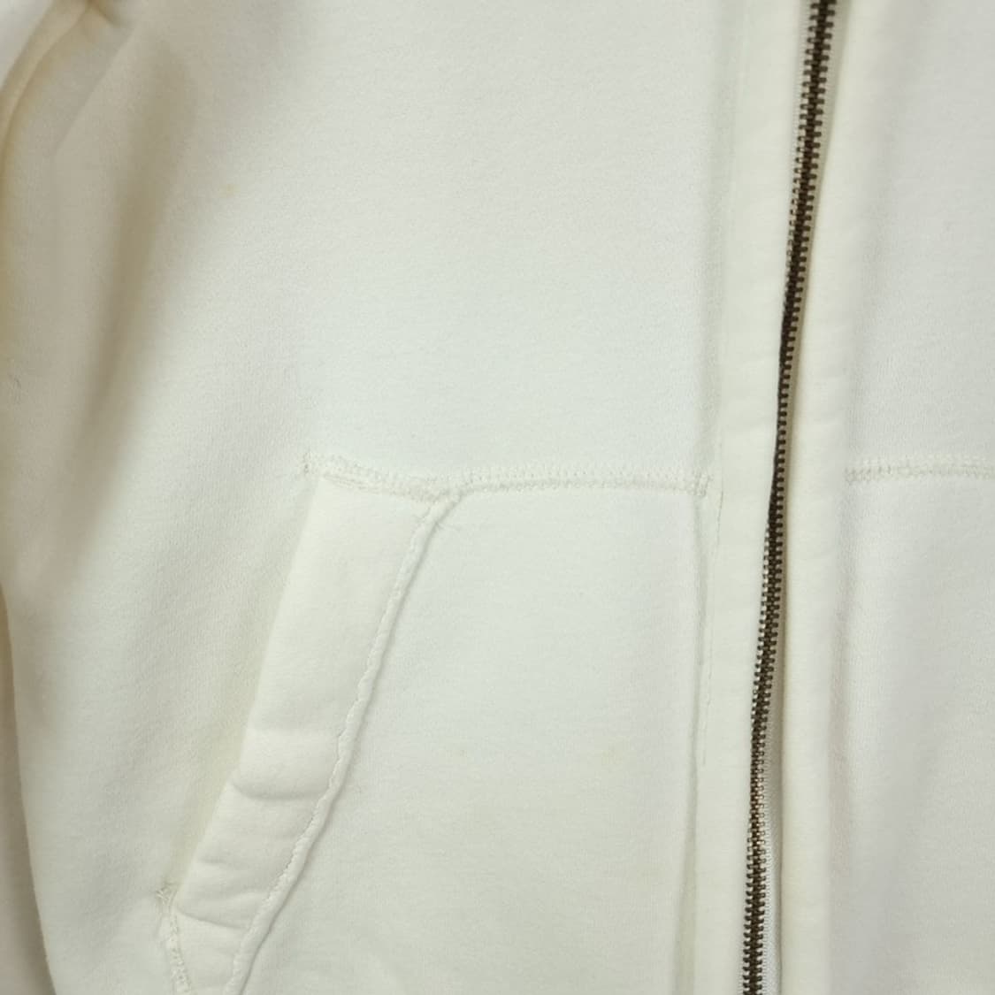 [홀리스터] Y2K 빈티지 로고 패치 후드 집업 아이보리 M18946 상품이미지9