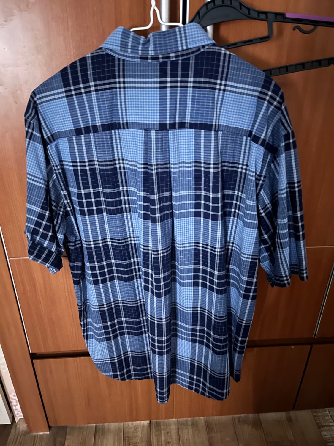 유니클로 체크 반팔셔츠  상품이미지3