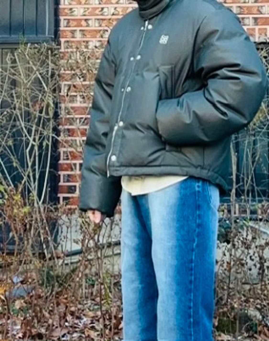 (새제품) SATUR 세터 레체 투톤 덕다운 패딩 그린브라운 / L 상품이미지9