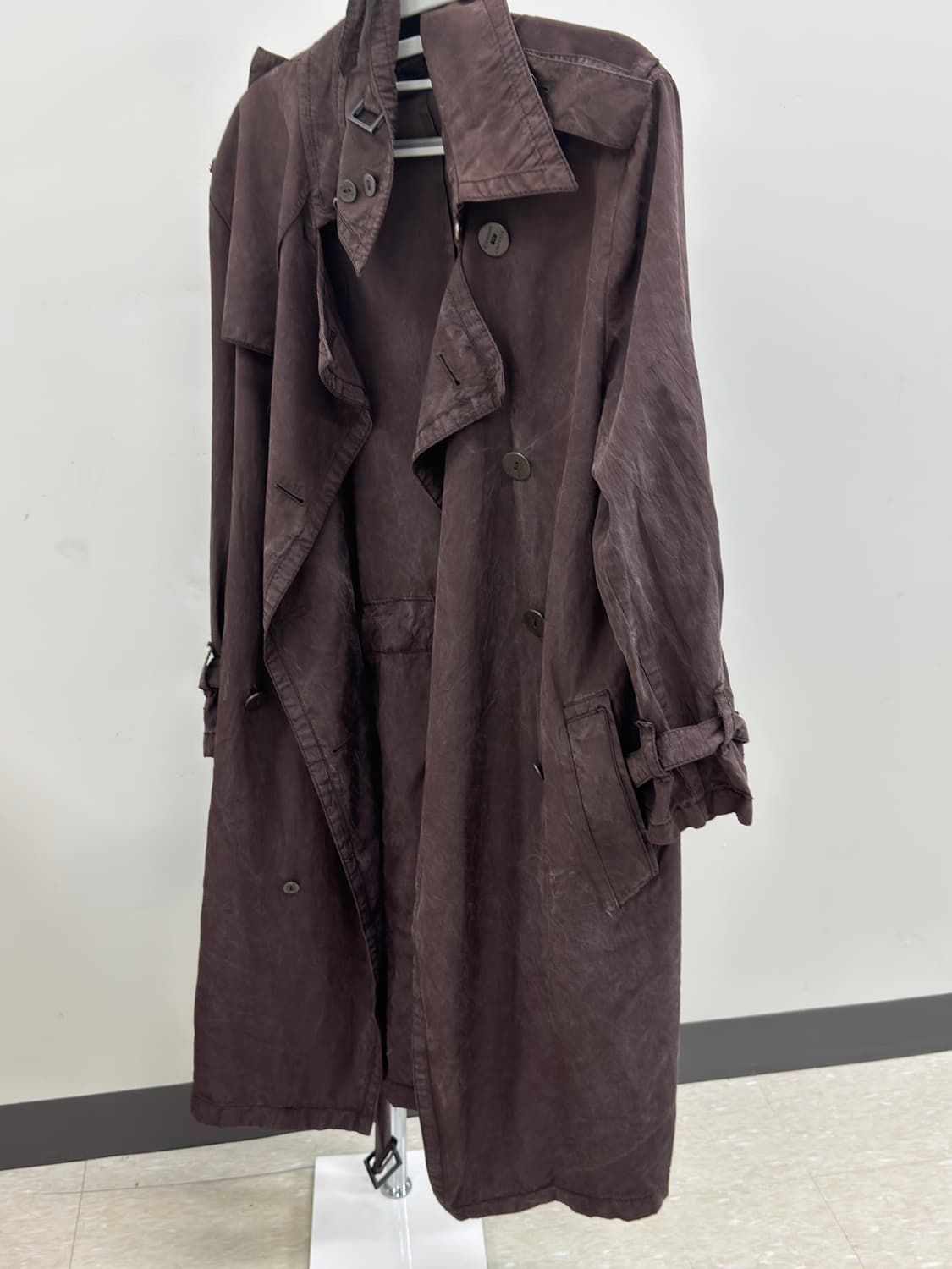 버버리 실크코트 상품이미지1