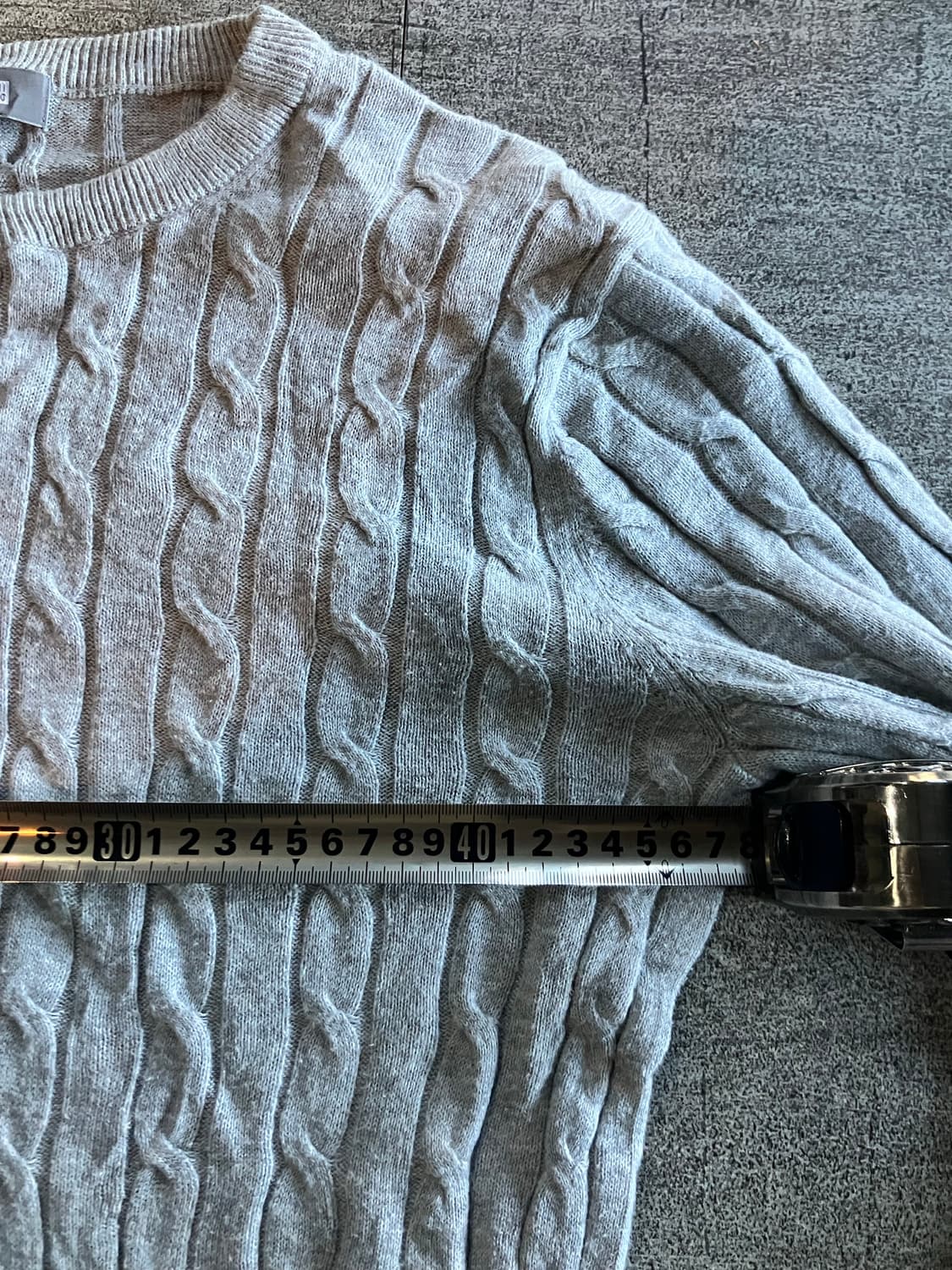 Uniqlo 유니클로 올드스쿨아메카지 꽈배기 니트스웨터 상품이미지2