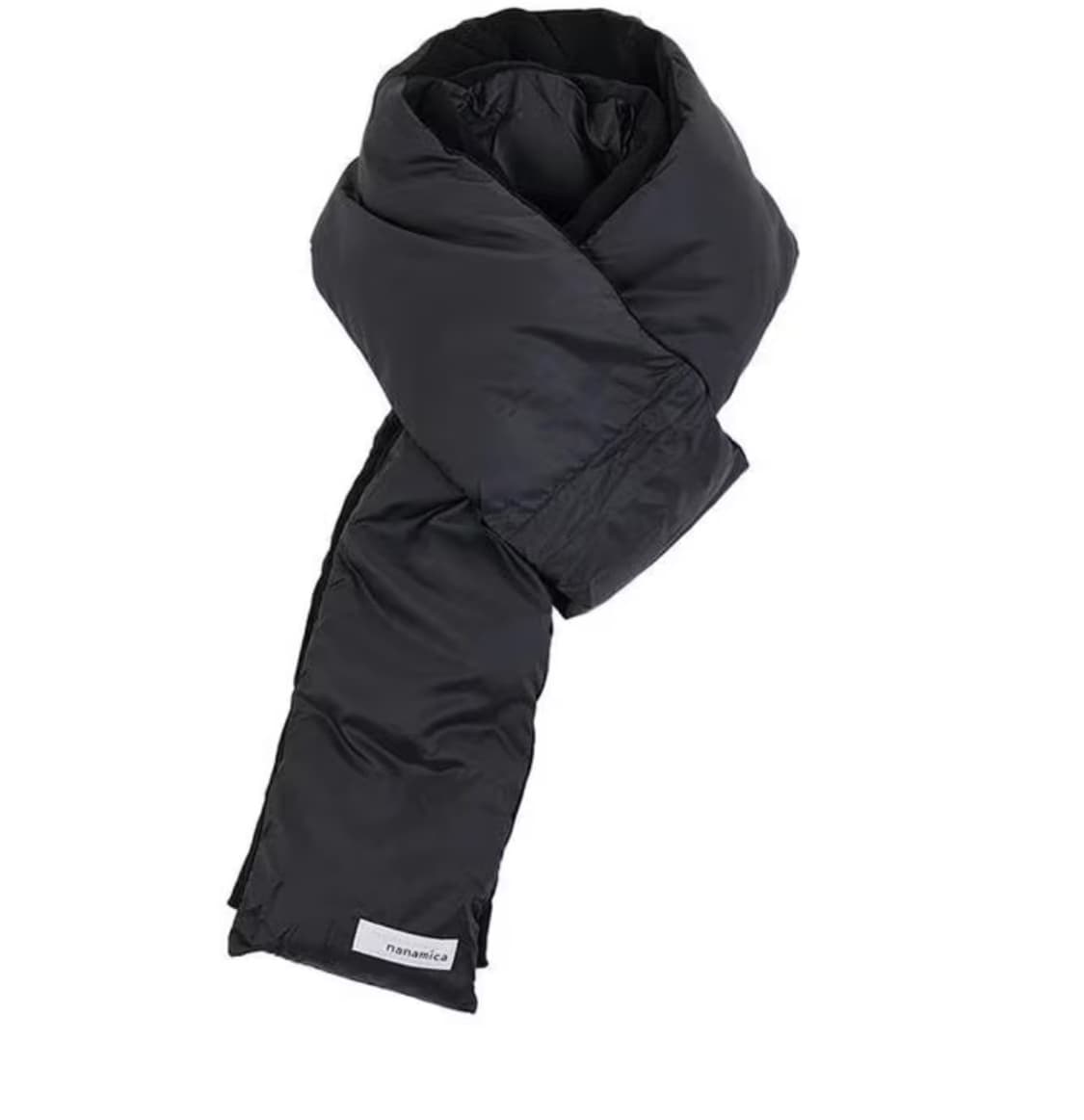 나나미카 다운 머플러 블랙 상품이미지1