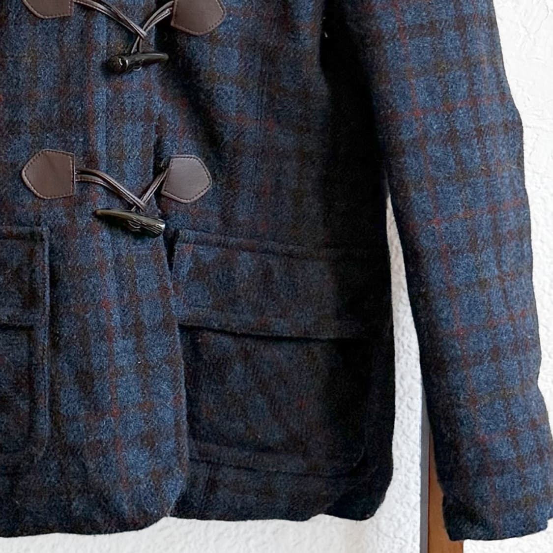 겨울숲 체크 더플코트 상품이미지4