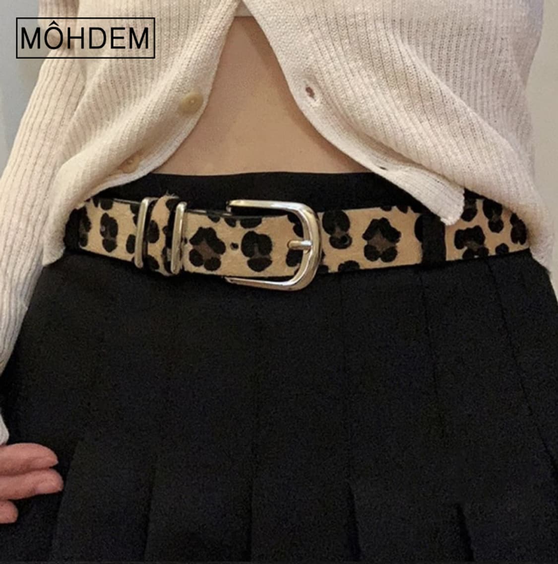 [Unisex] 호피 레오파드 벨트 상품이미지1