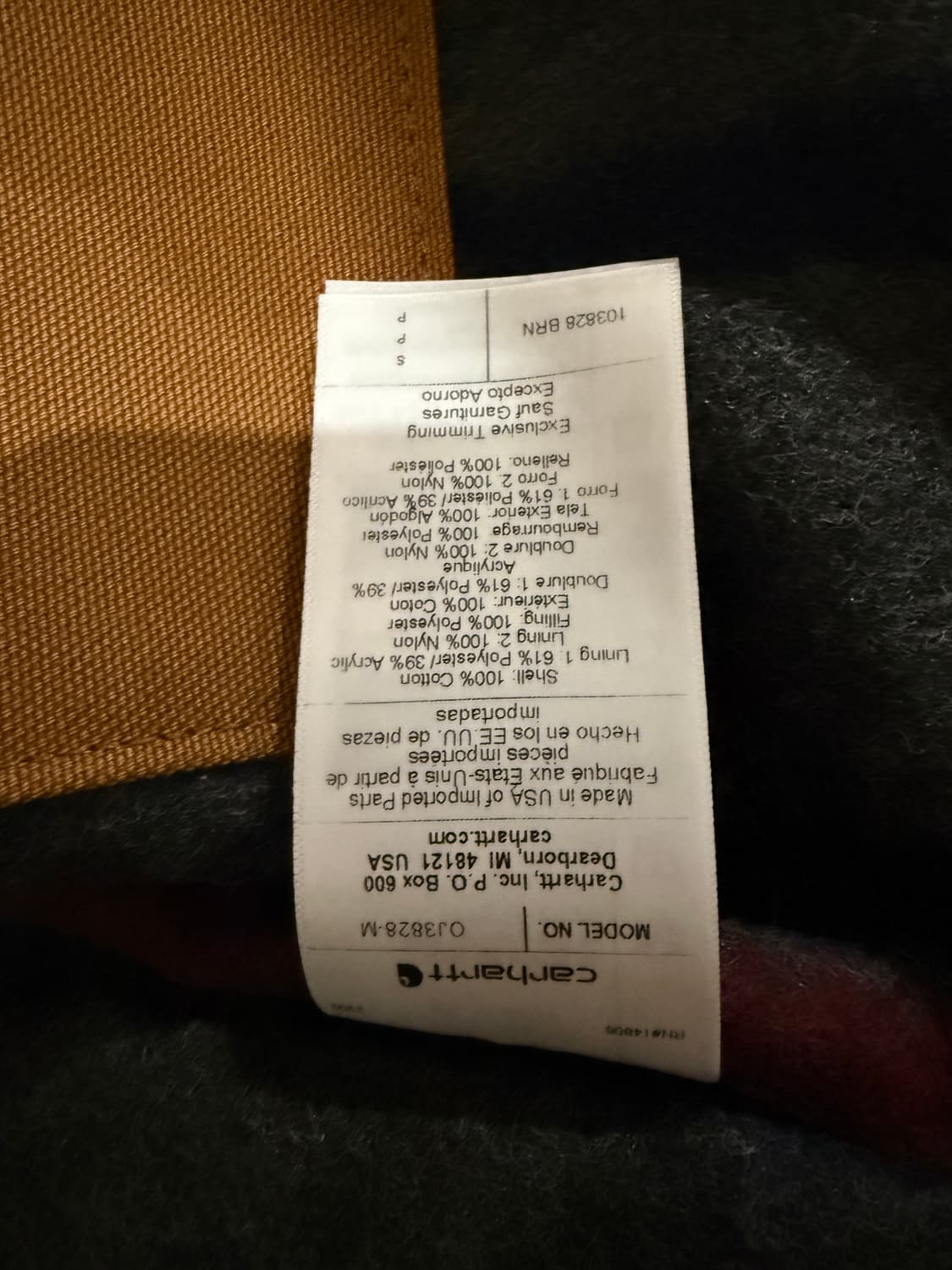 칼하트 디트로이트 워커자켓 s사이즈 상품이미지4