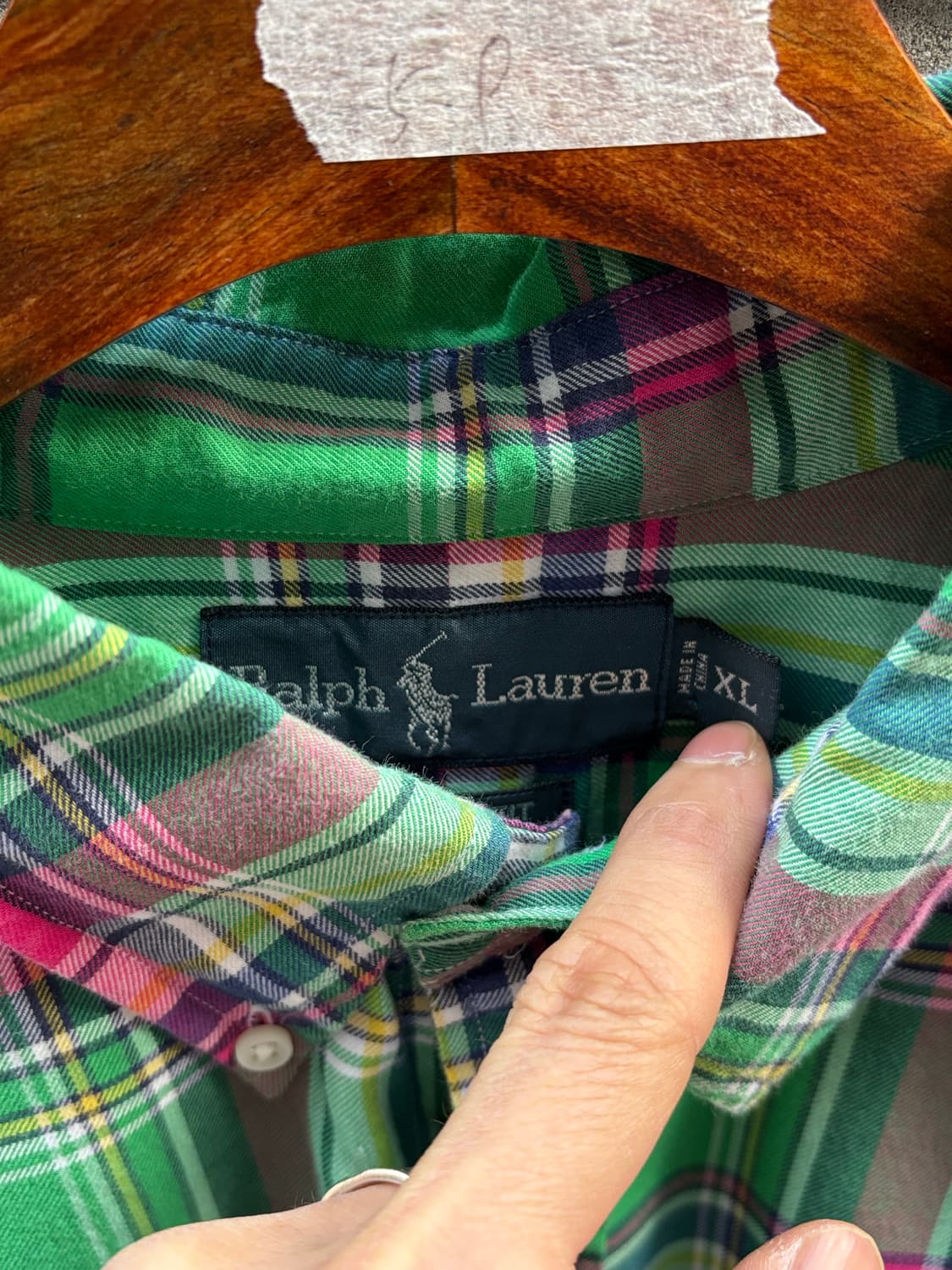 폴로랄프로렌 타탄체크 셔츠 상품이미지4