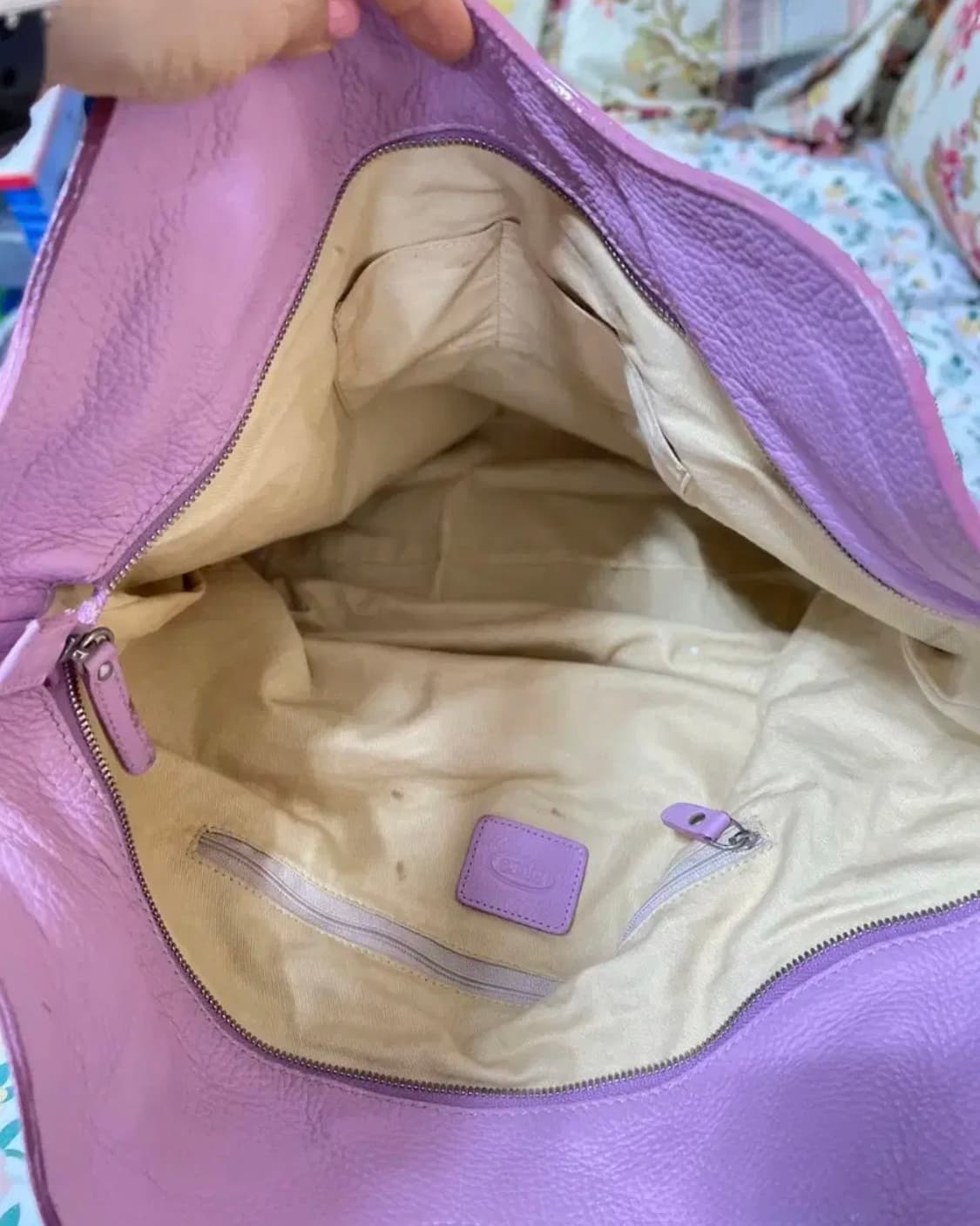 브릭스 가죽핑크라지토트숄더백 상품이미지5