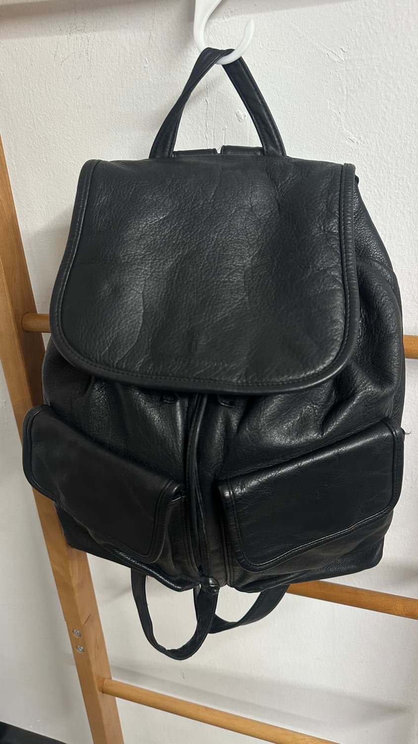 리얼레더 복조리 백팩 상품이미지4