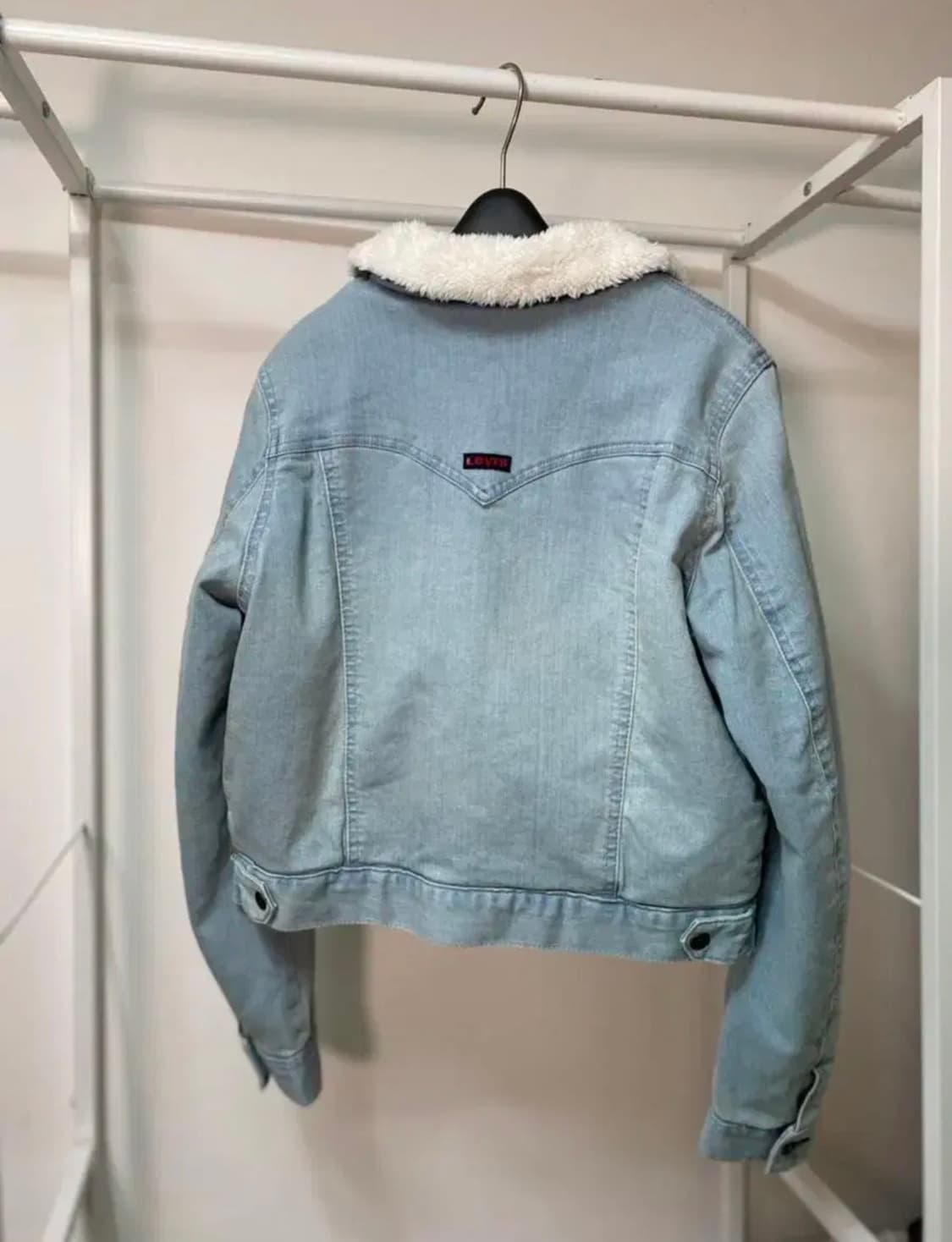 리바이스 연청 무스탕 후리스 청자켓  상품이미지2