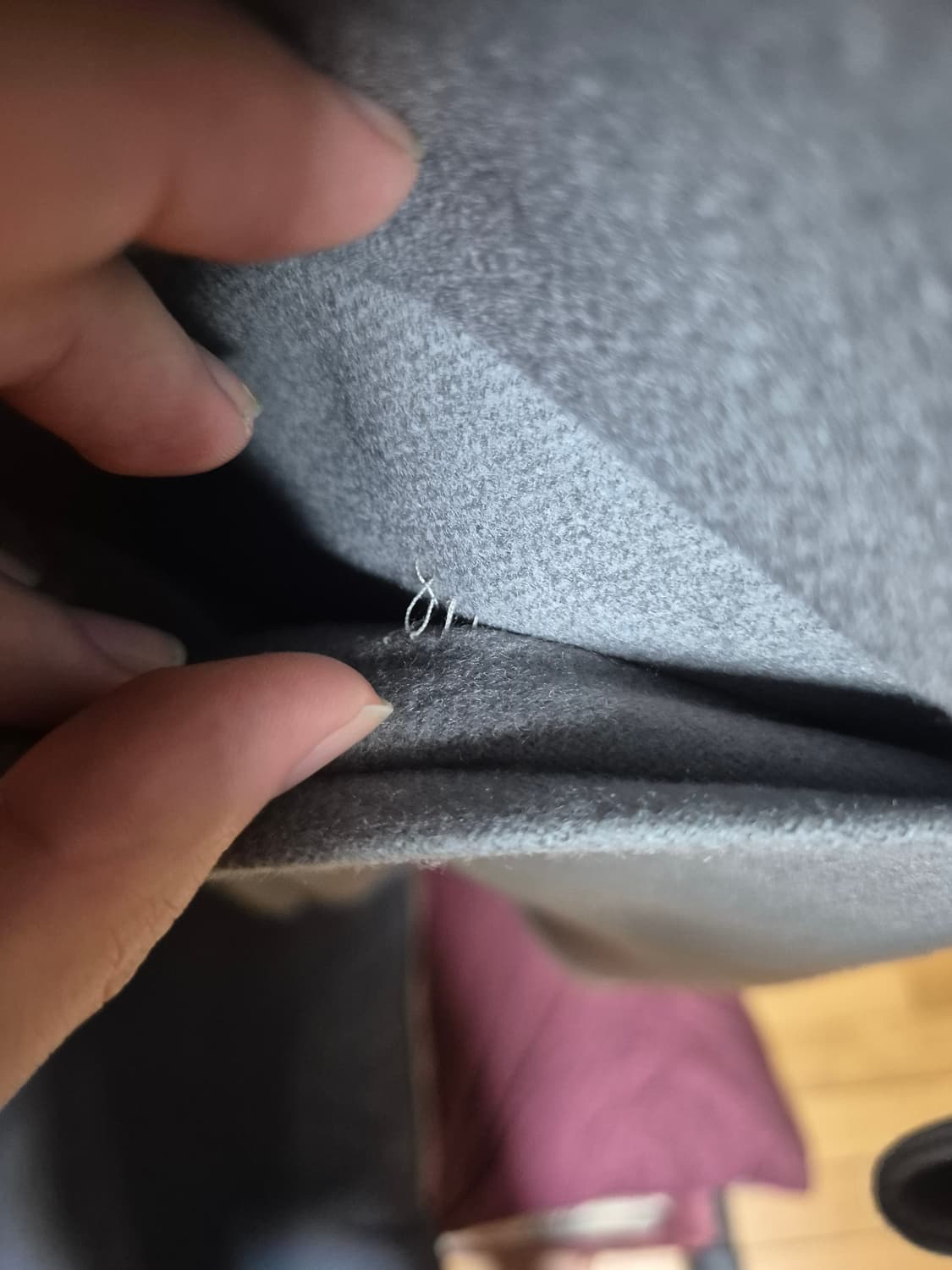 (새상품) 마마가리 봉코트 그레이 44사이즈 상품이미지10